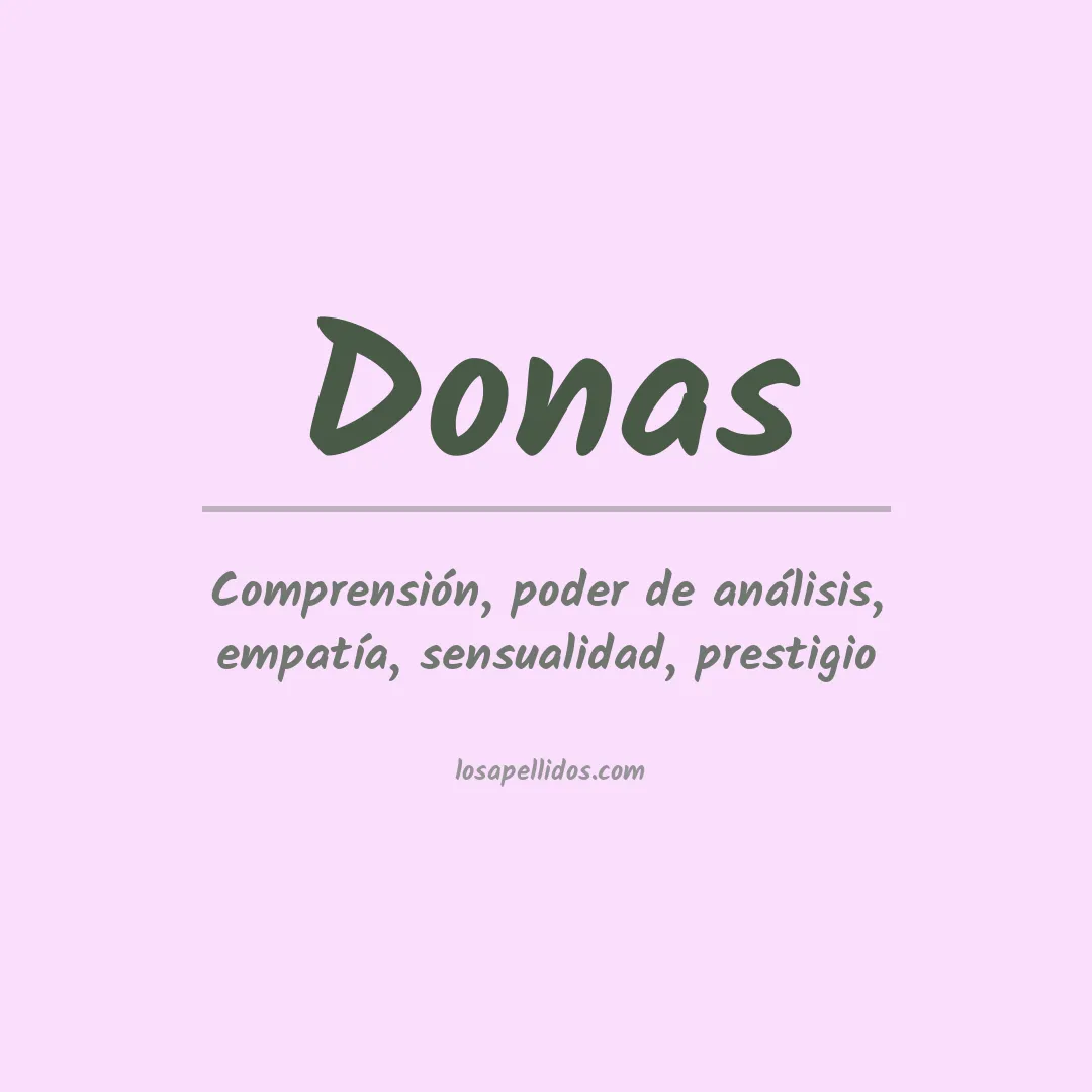 Apellido Donas