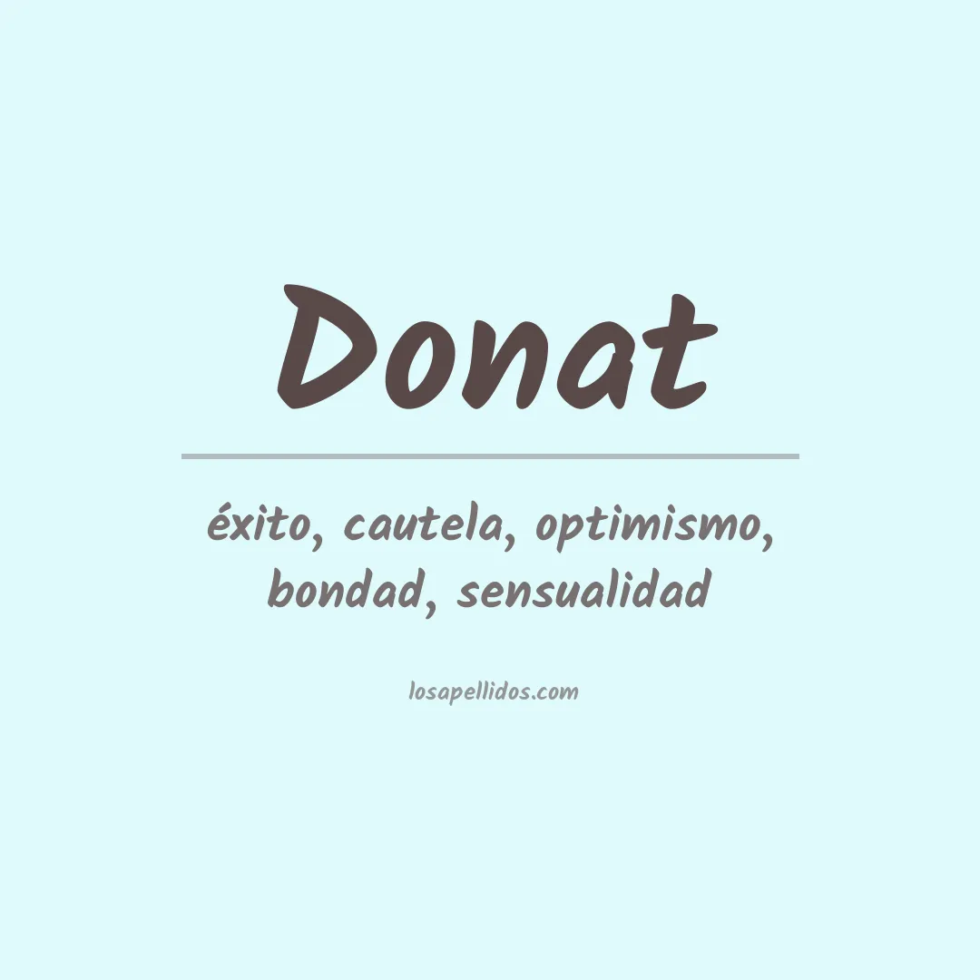 Apellido Donat
