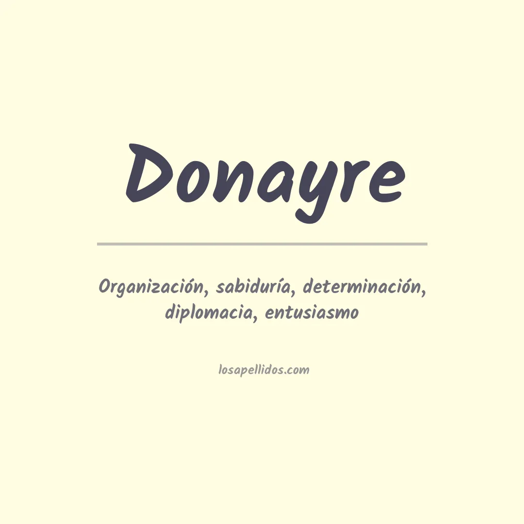 Apellido Donayre