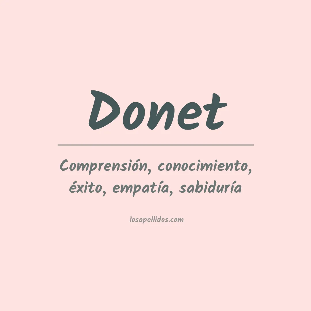 Apellido Donet