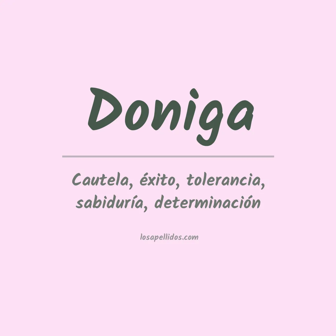 Apellido Doniga
