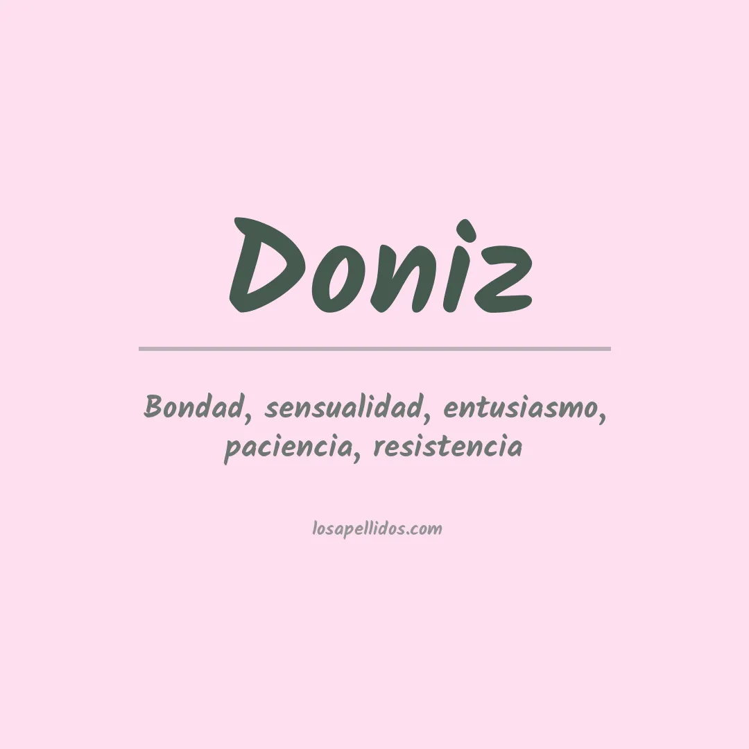 Apellido Doniz