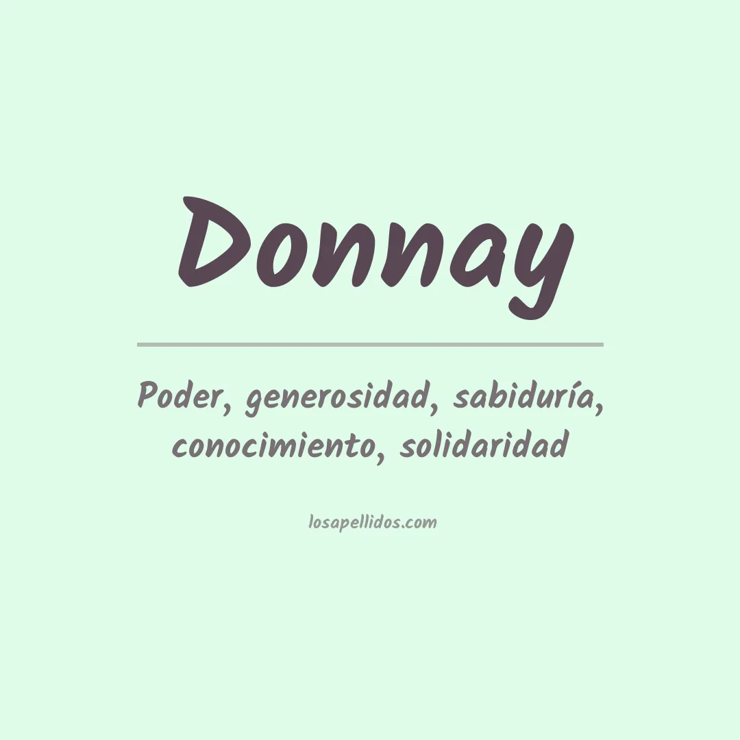 Apellido Donnay