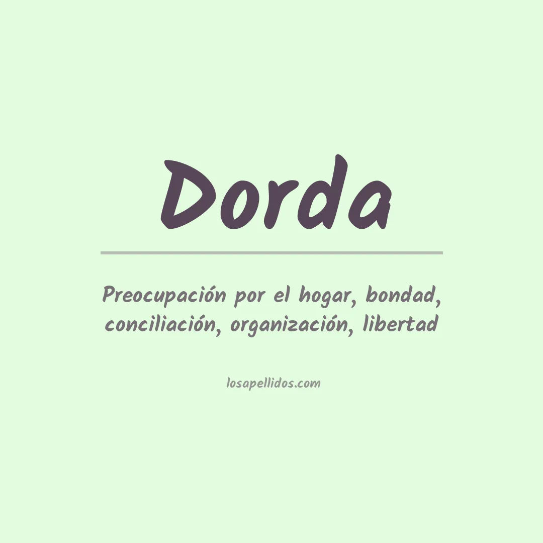 Apellido Dorda