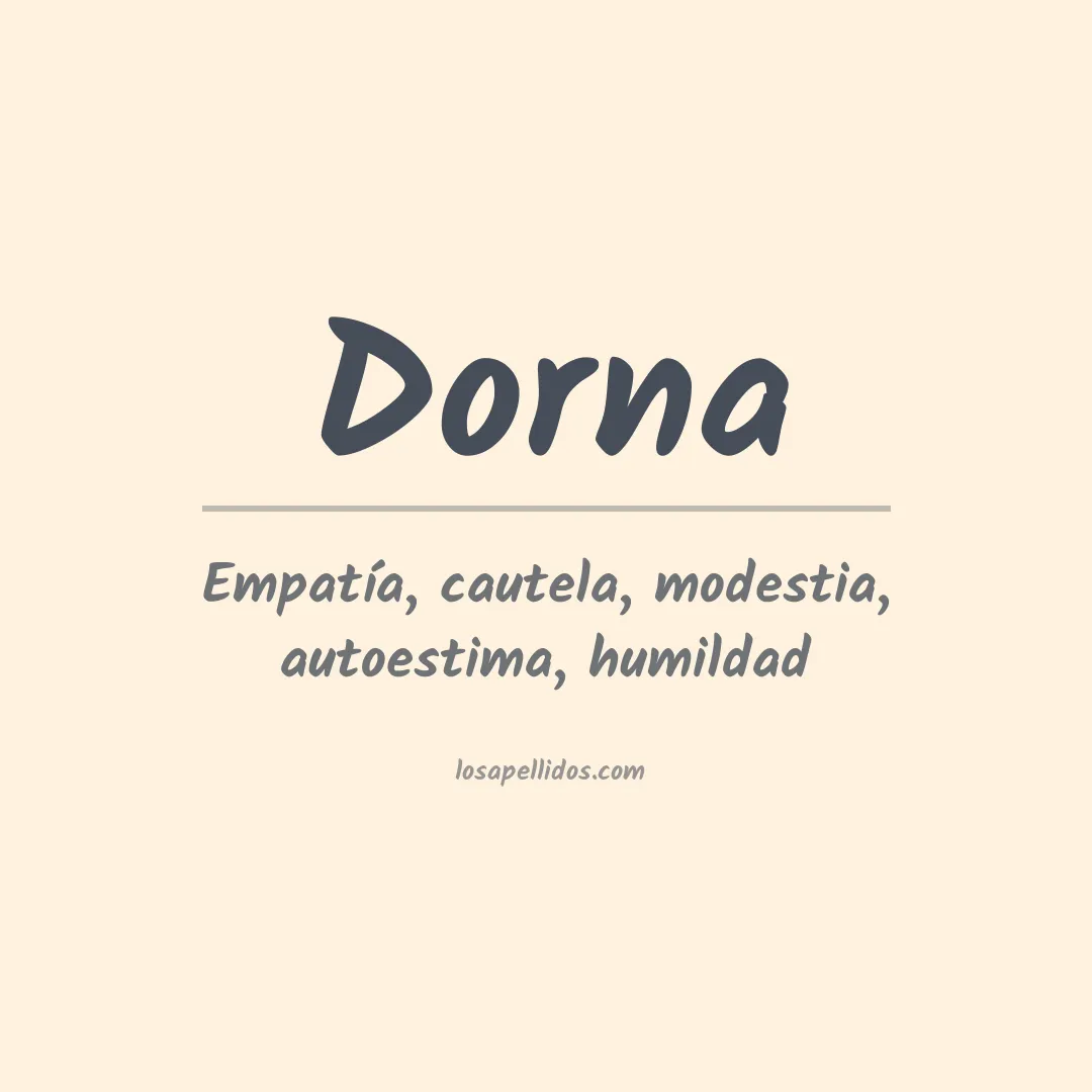 Apellido Dorna