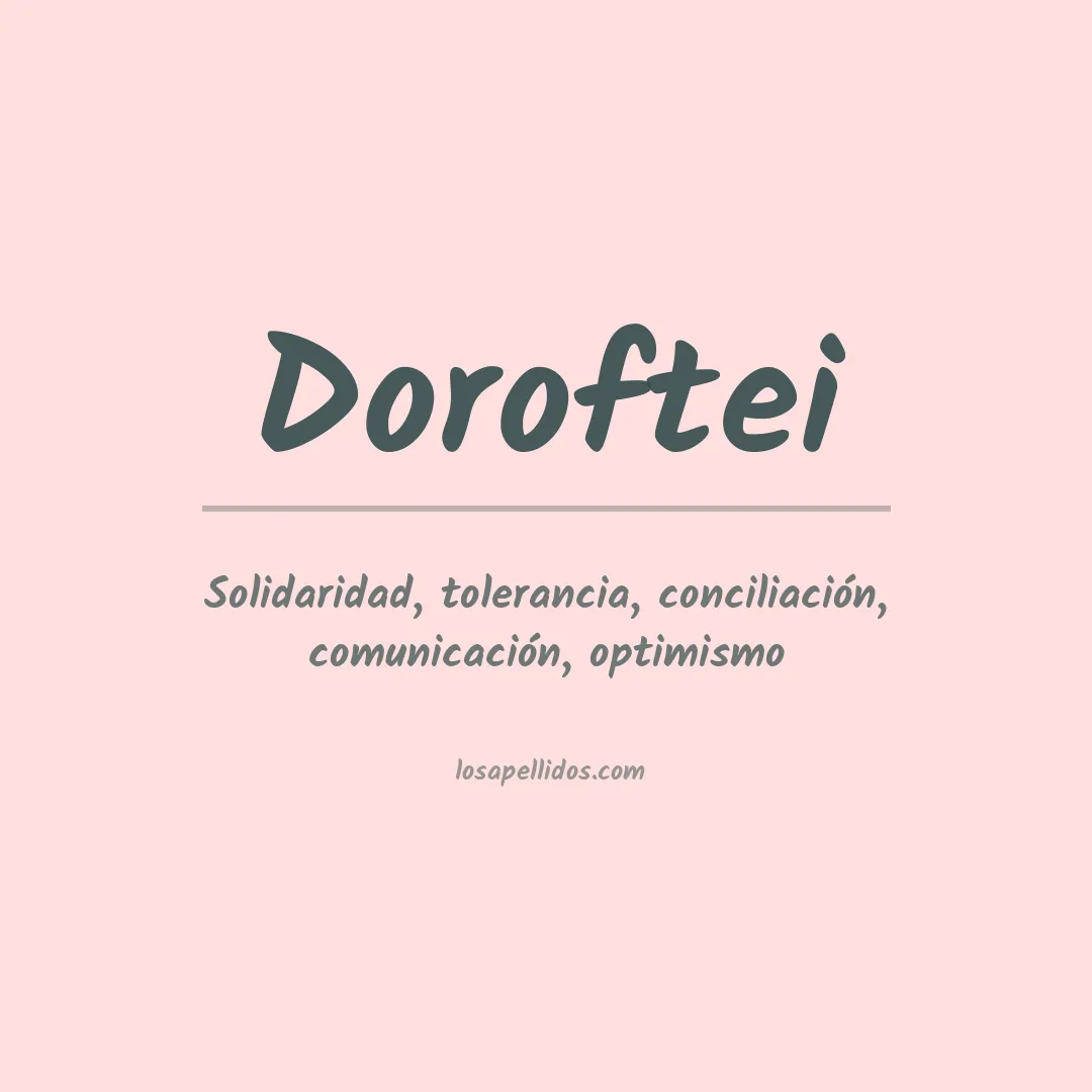 Apellido Doroftei