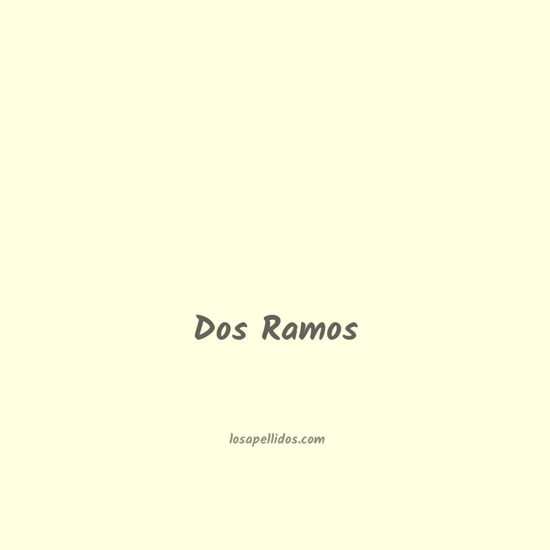 Dos ramos en chino