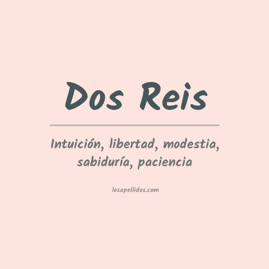 Apellido Dos reis
