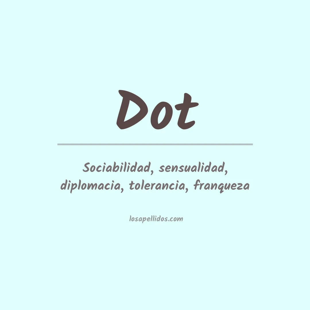 Apellido Dot