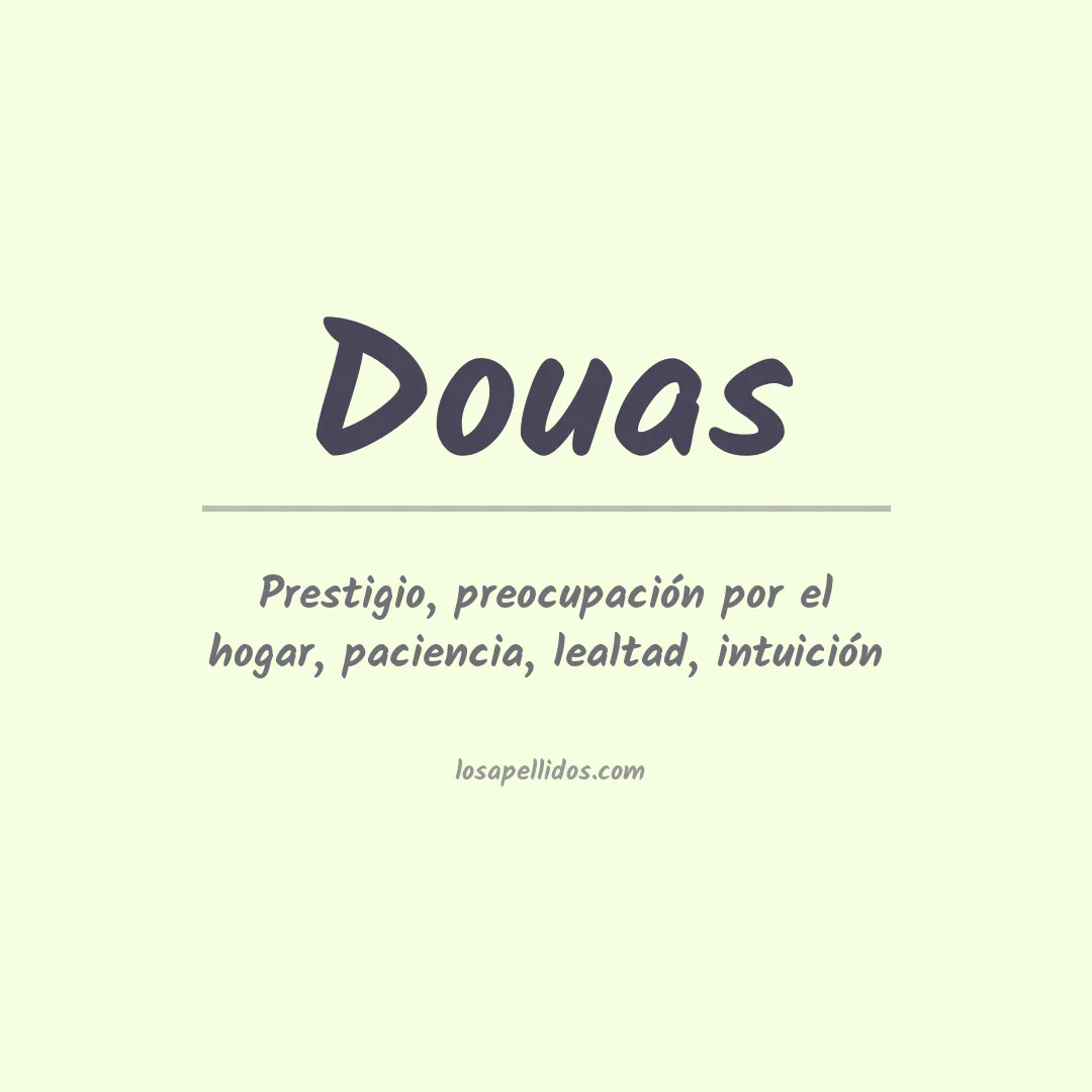 Apellido Douas