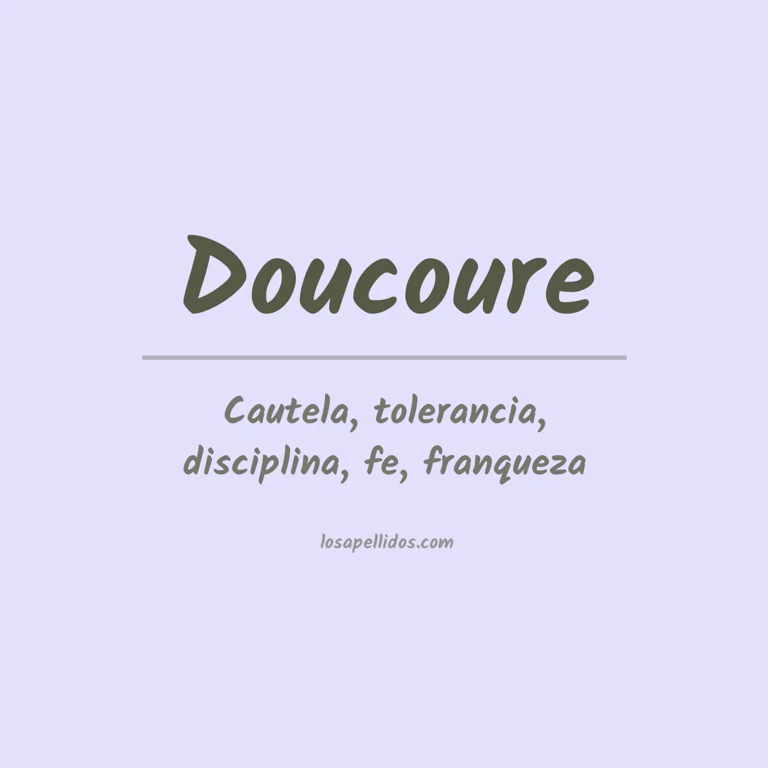 Apellido Doucoure