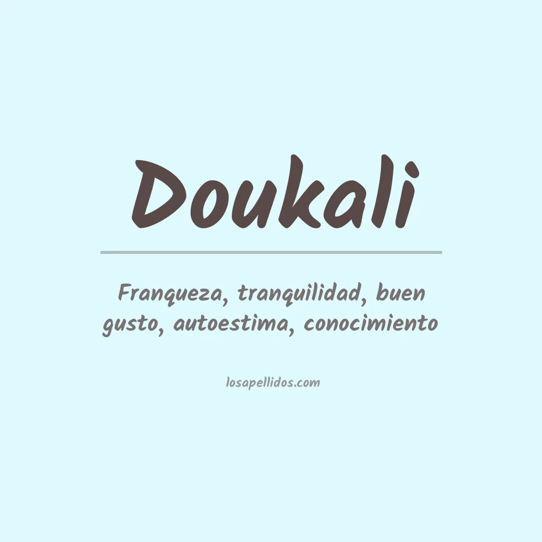 Apellido Doukali