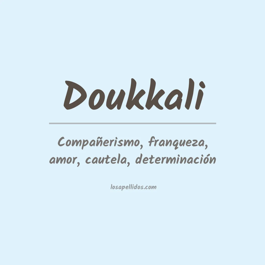 Apellido Doukkali