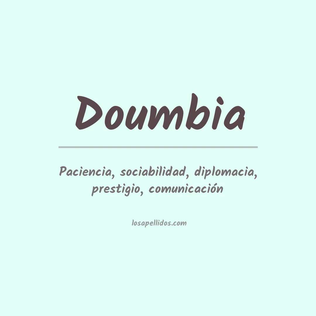 Apellido Doumbia