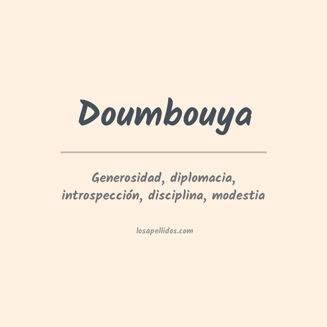 Apellido Doumbouya