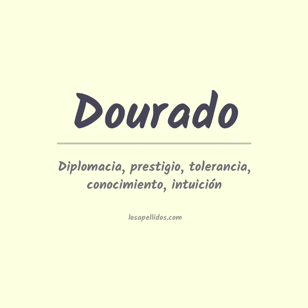Apellido Dourado
