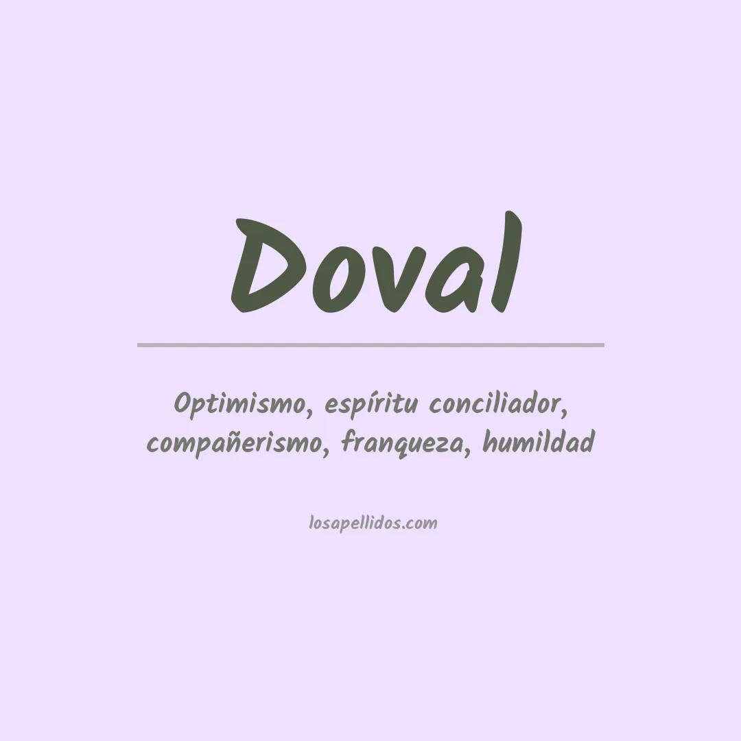 Apellido Doval