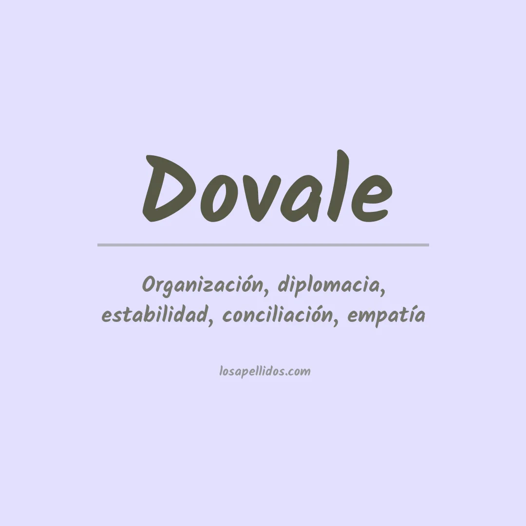 Apellido Dovale