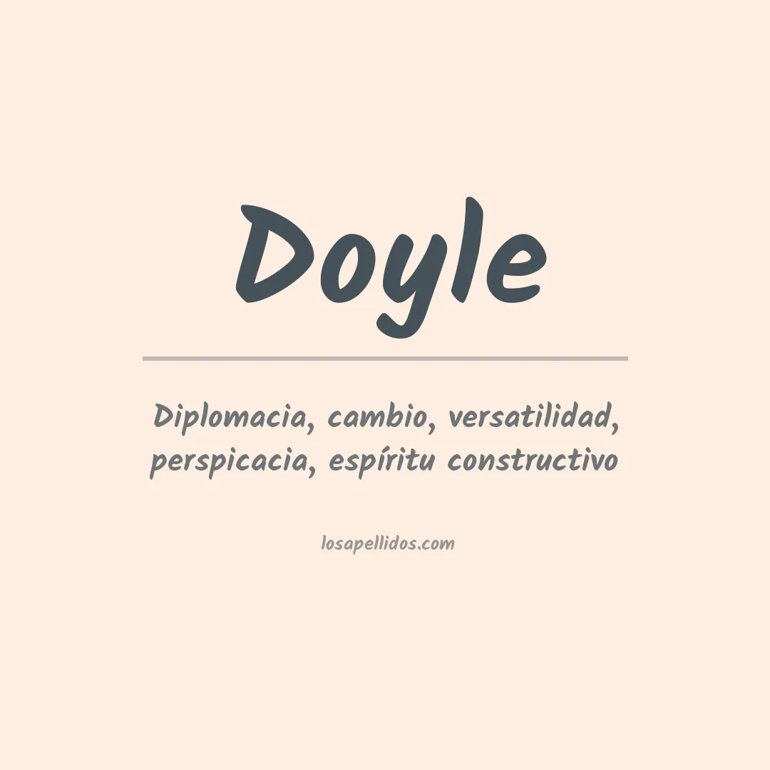 Apellido Doyle