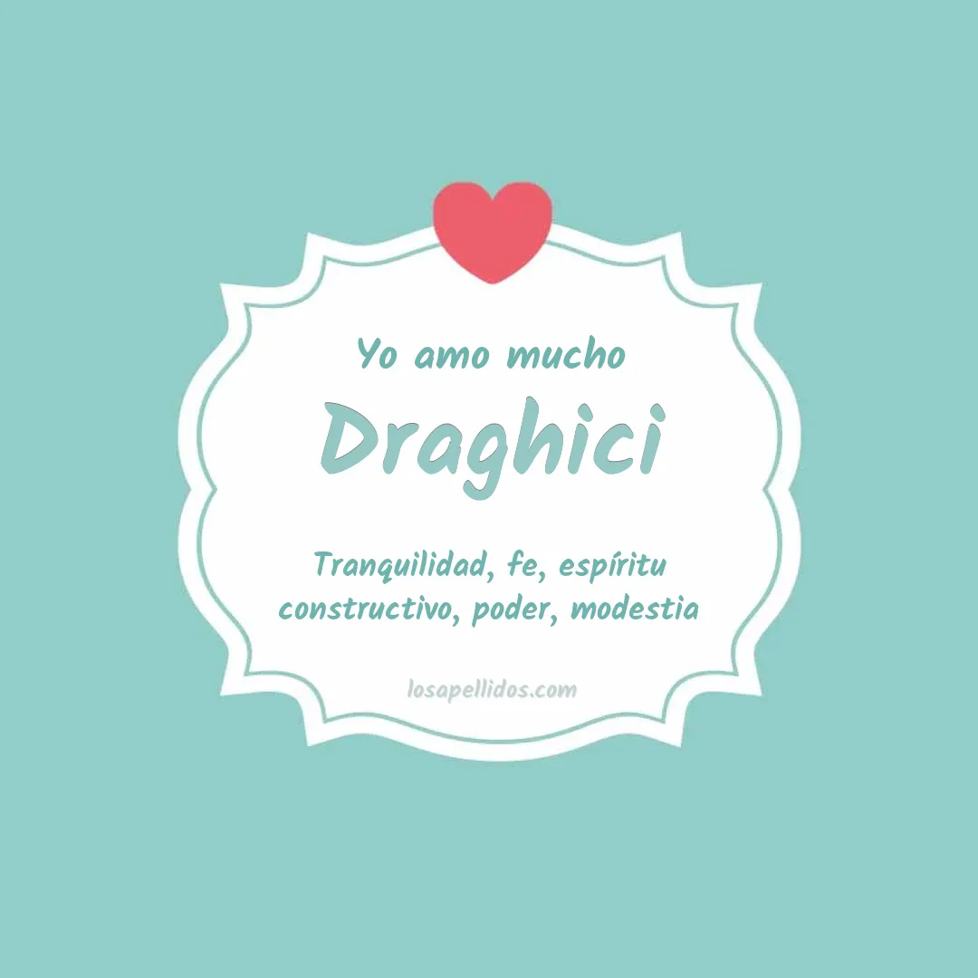 Yo amo mucho Draghici