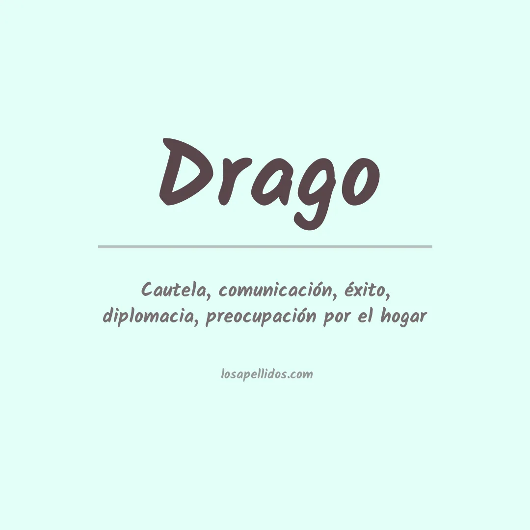 Apellido Drago