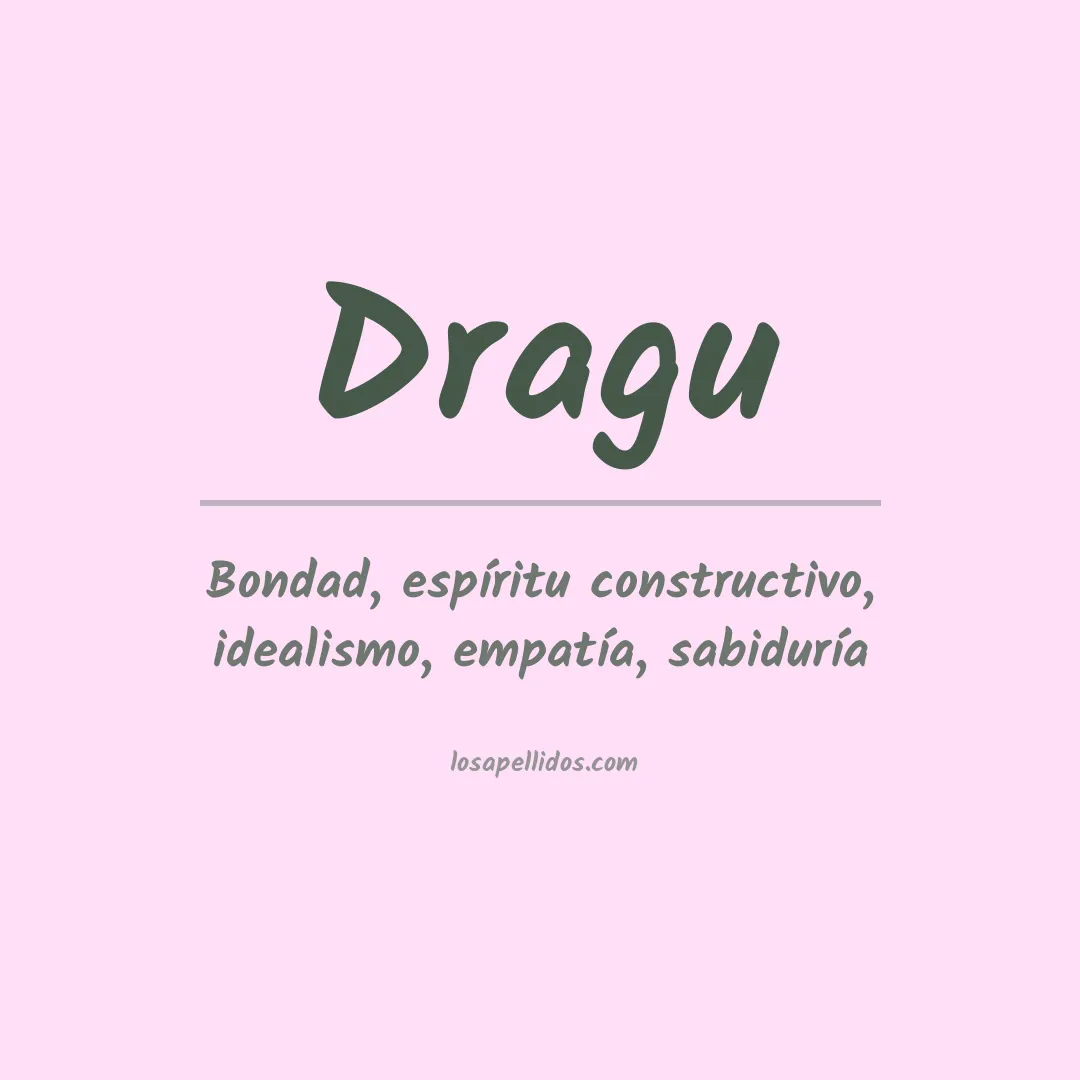 Apellido Dragu