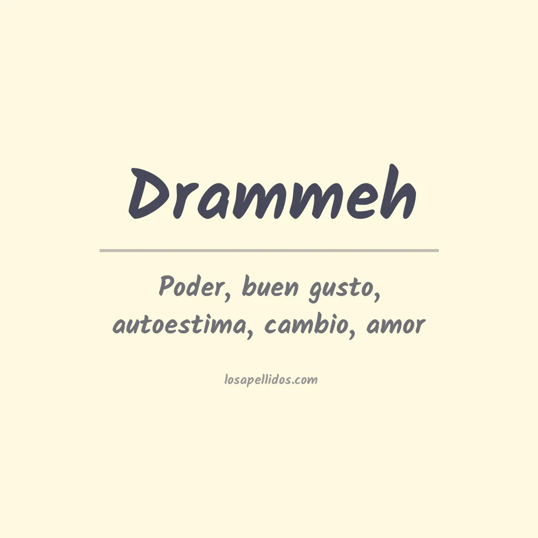 Apellido Drammeh