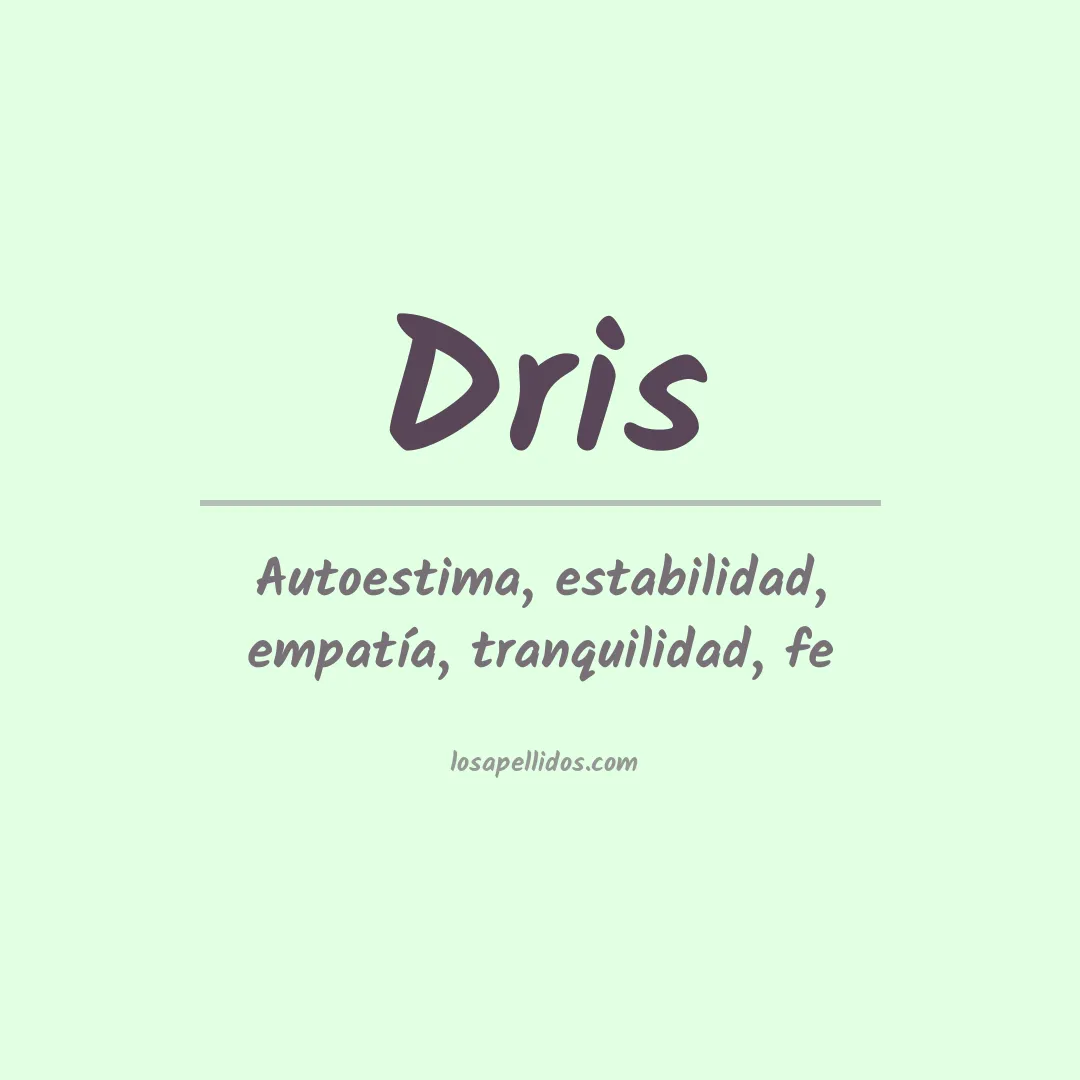 Apellido Dris