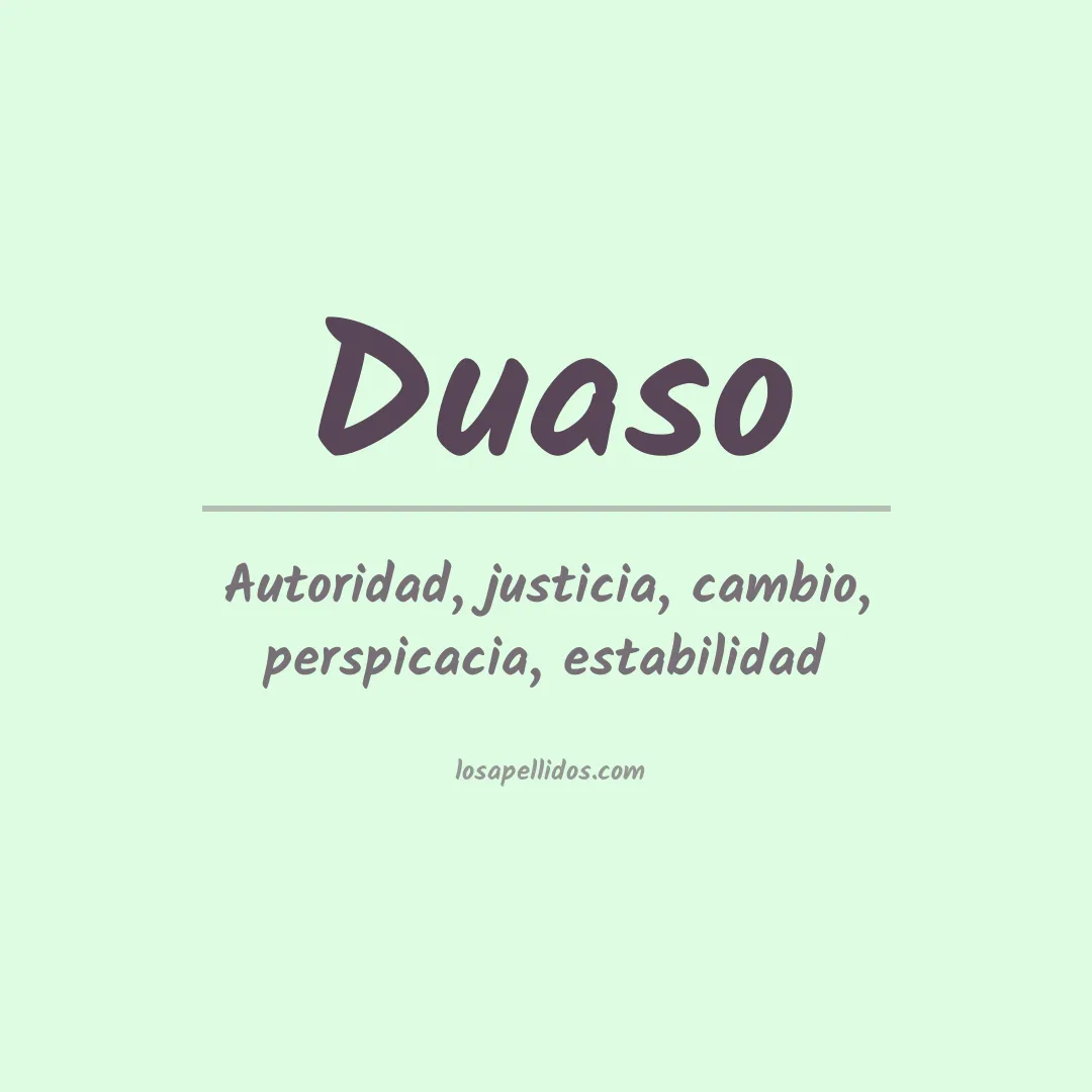 Apellido Duaso
