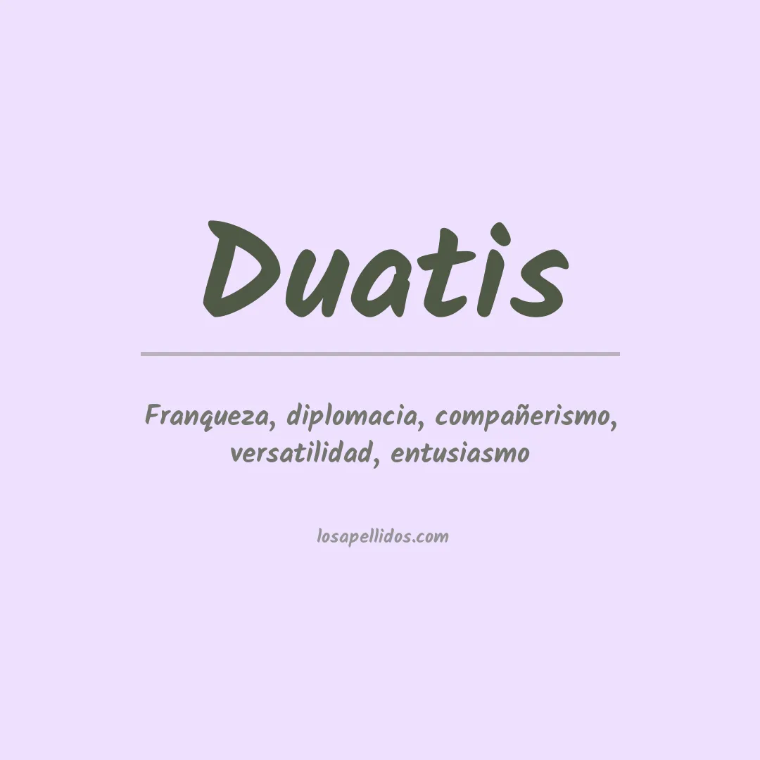 Apellido Duatis