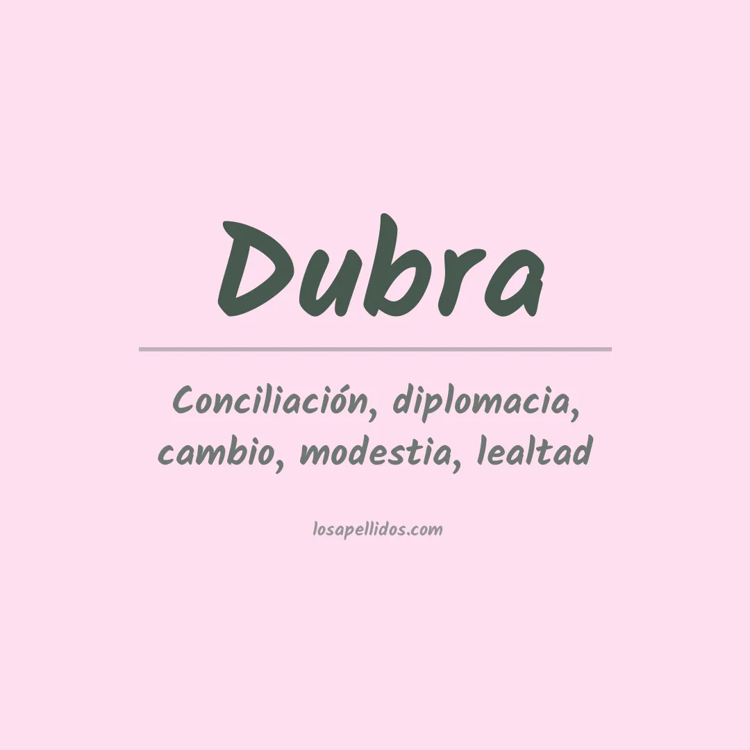 Apellido Dubra