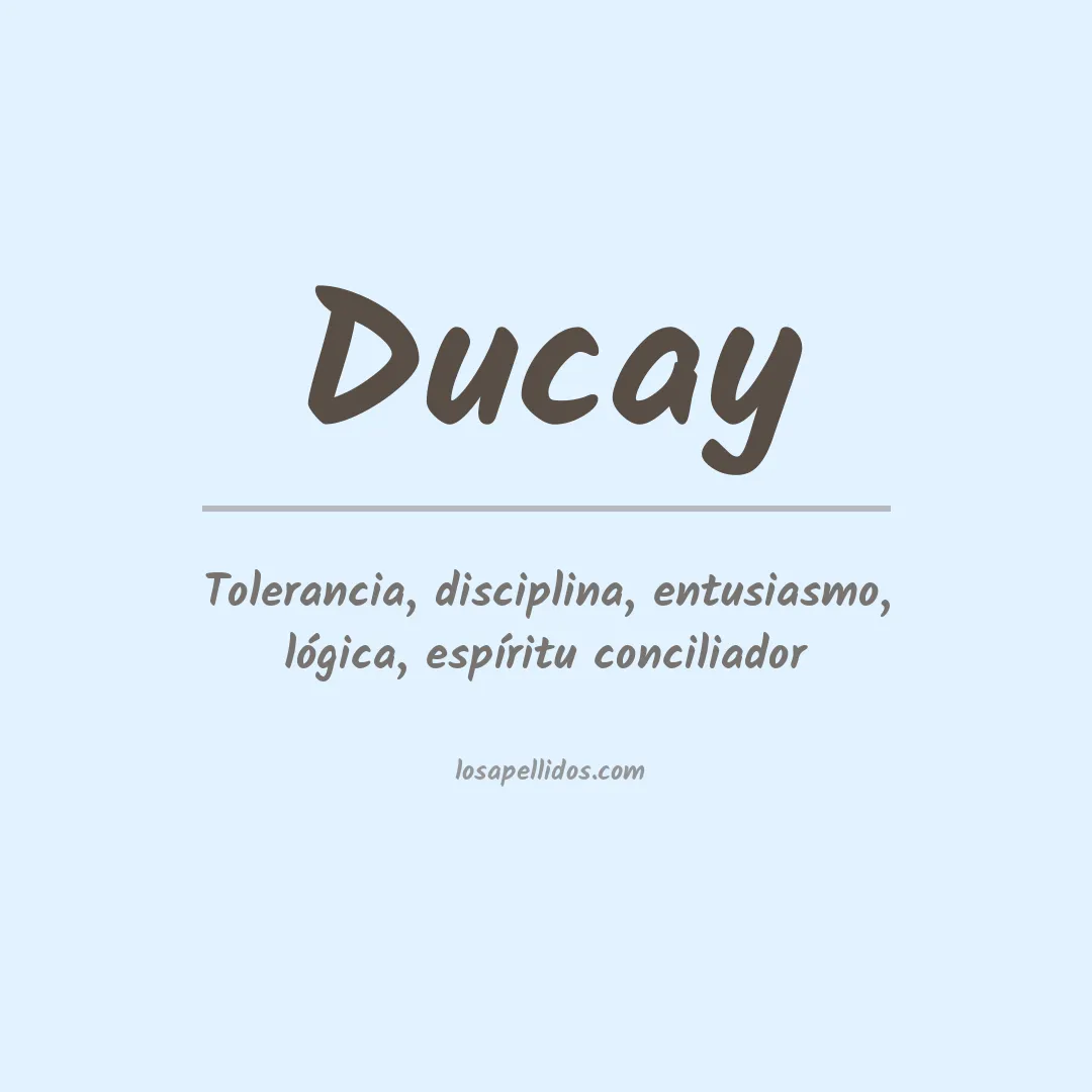 Apellido Ducay
