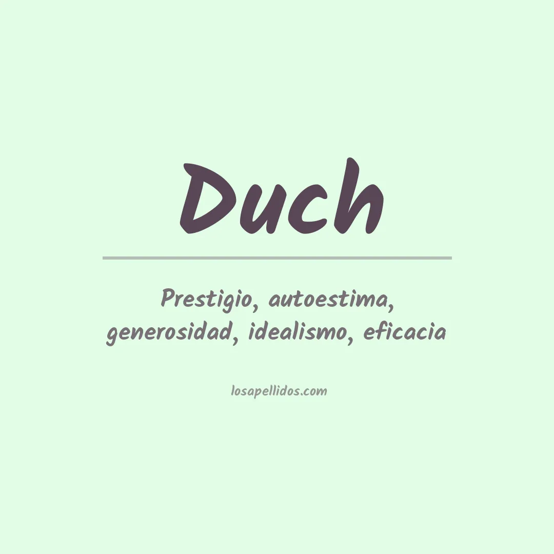Apellido Duch