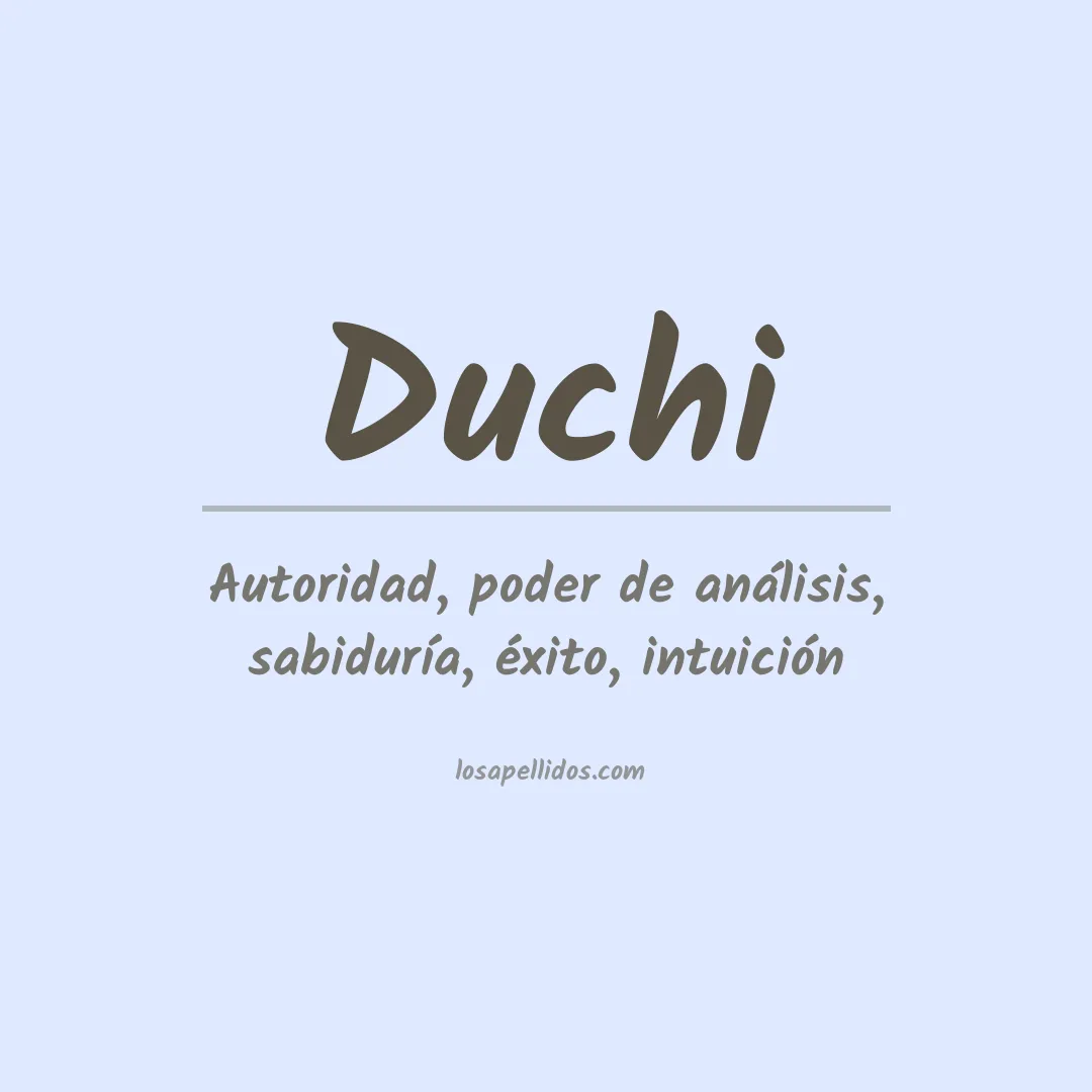 Apellido Duchi