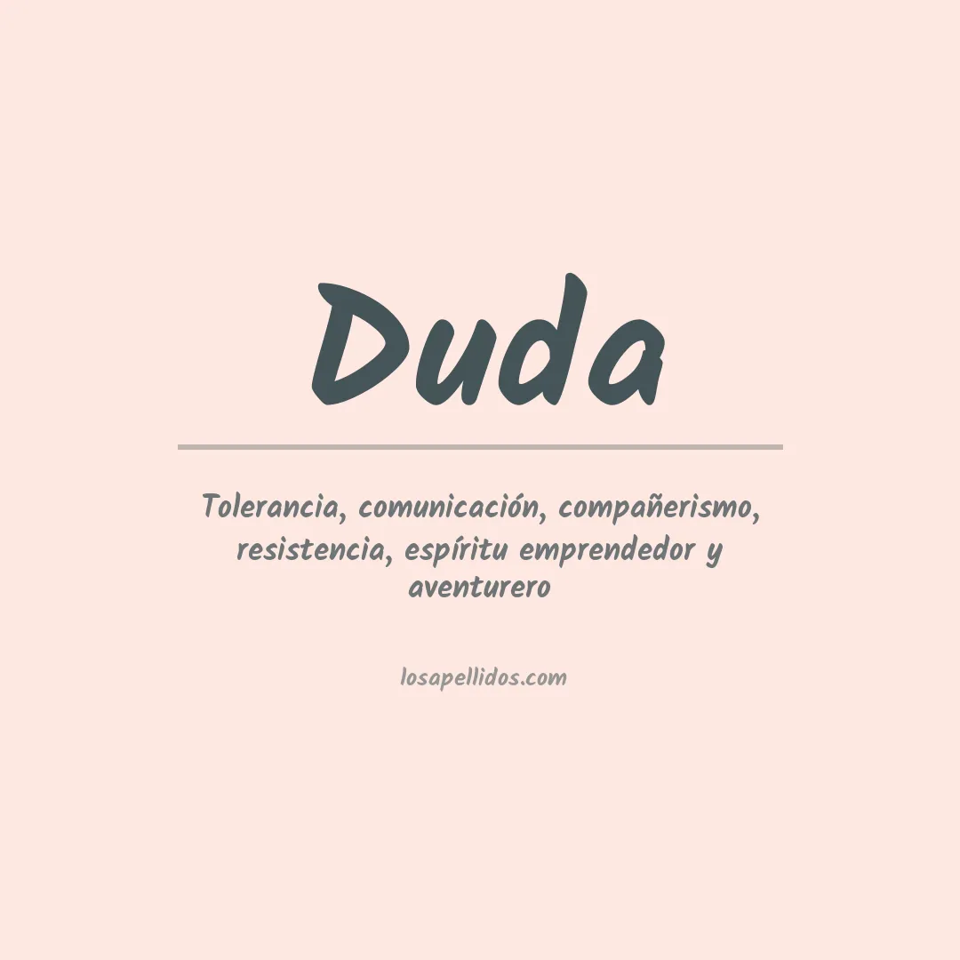 Apellido Duda