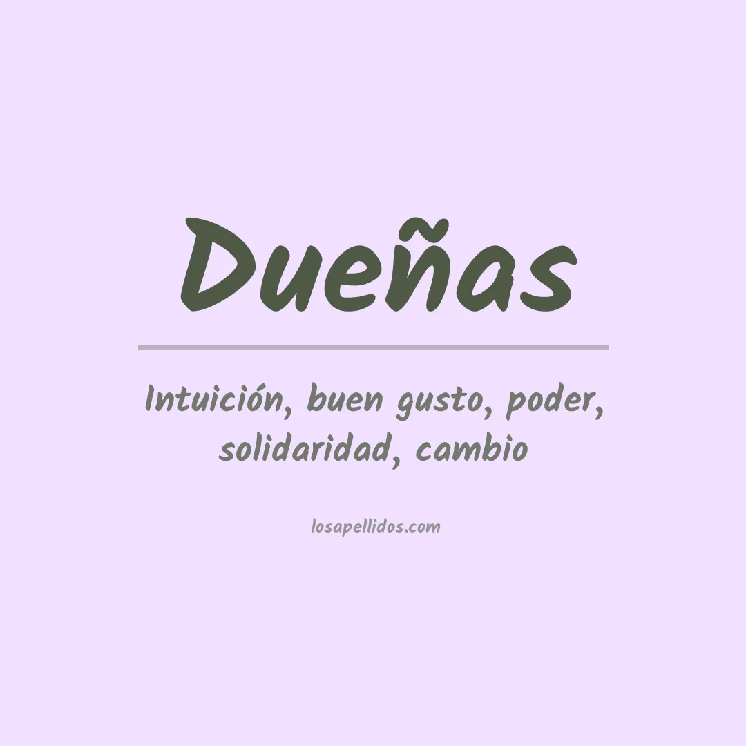 Apellido Dueñas