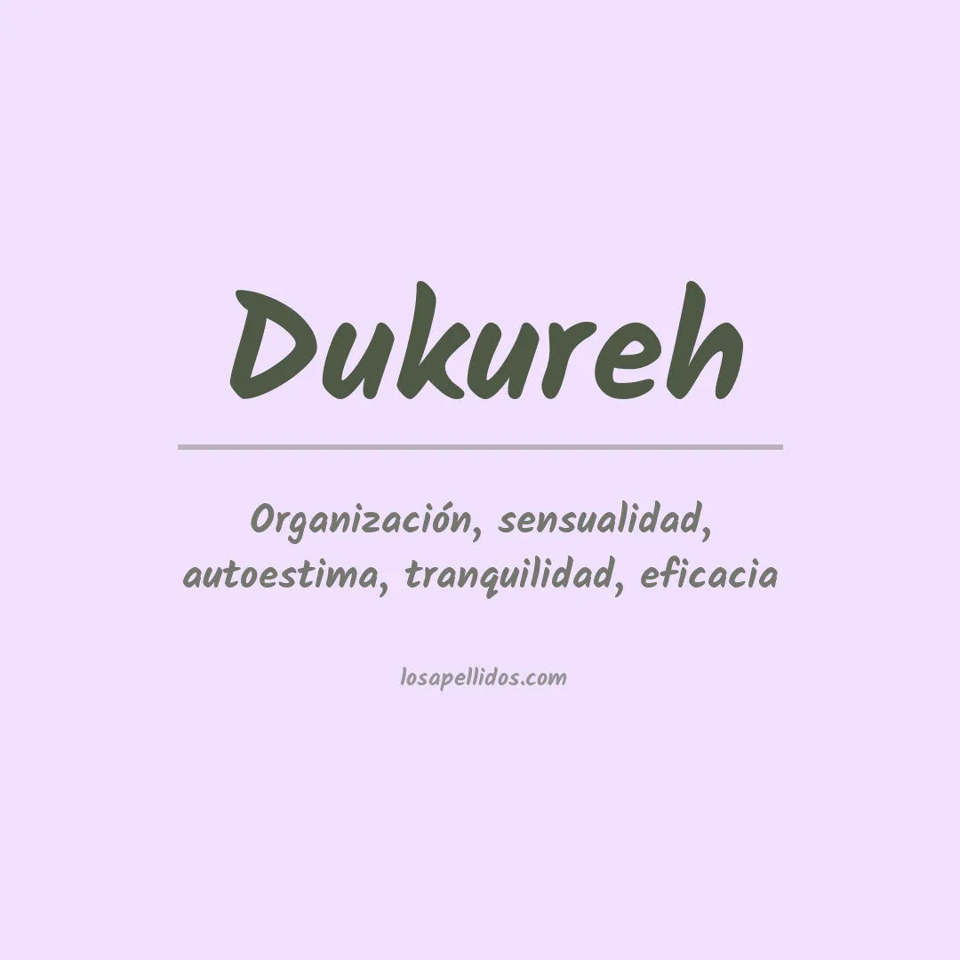 Apellido Dukureh