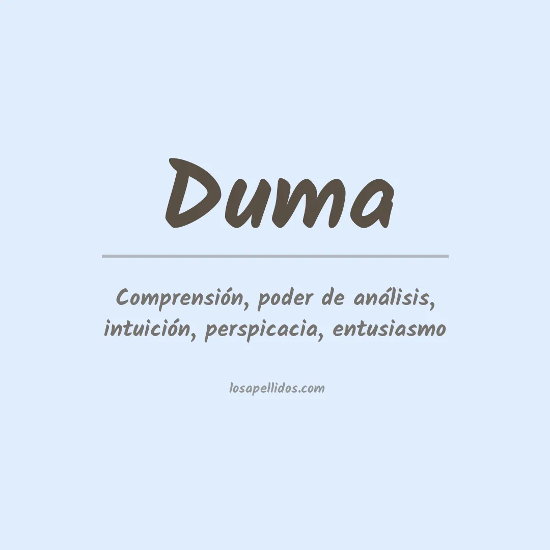 Apellido Duma