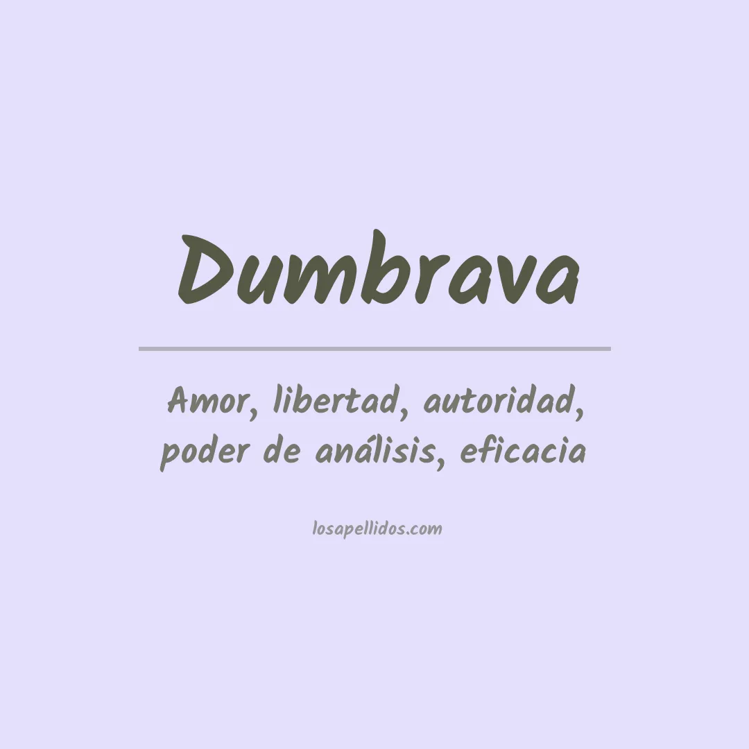 Apellido Dumbrava