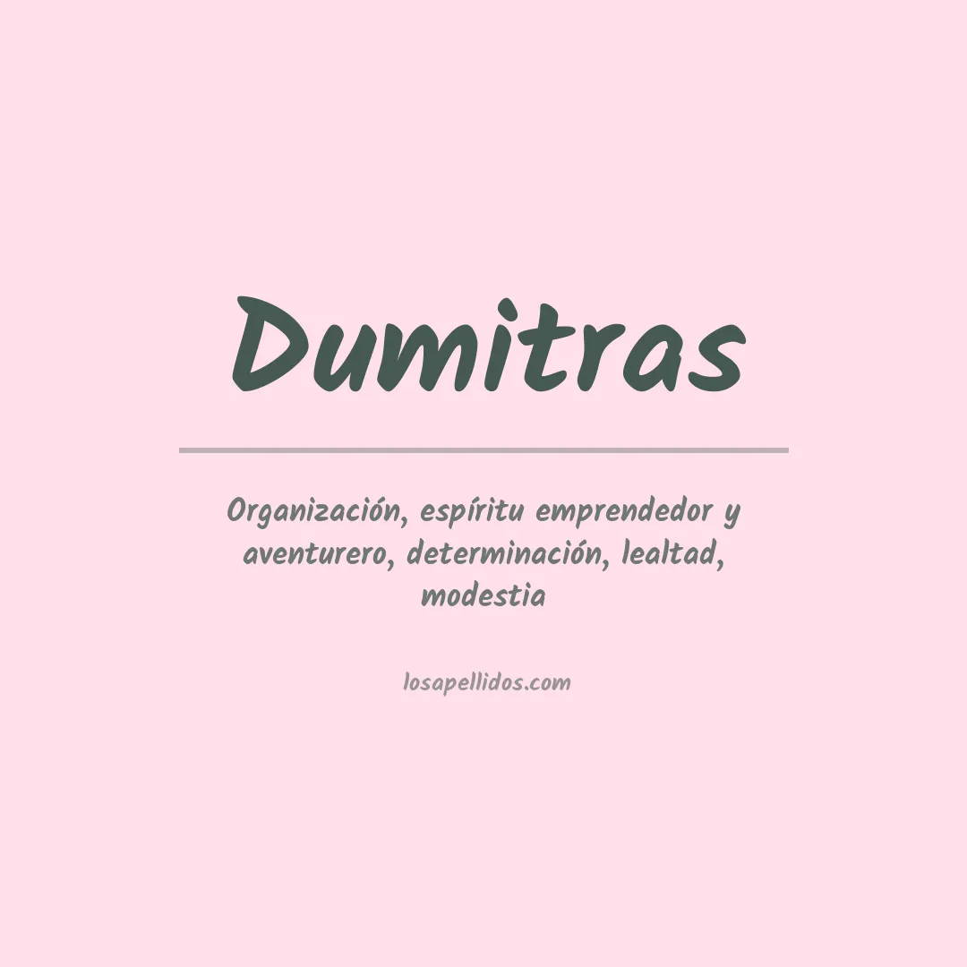 Apellido Dumitras