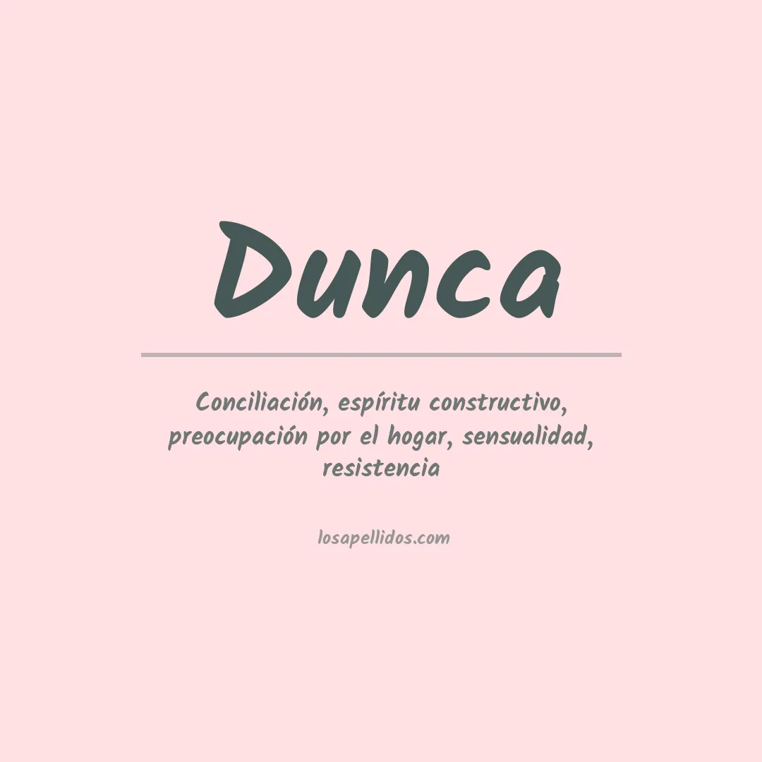 Apellido Dunca
