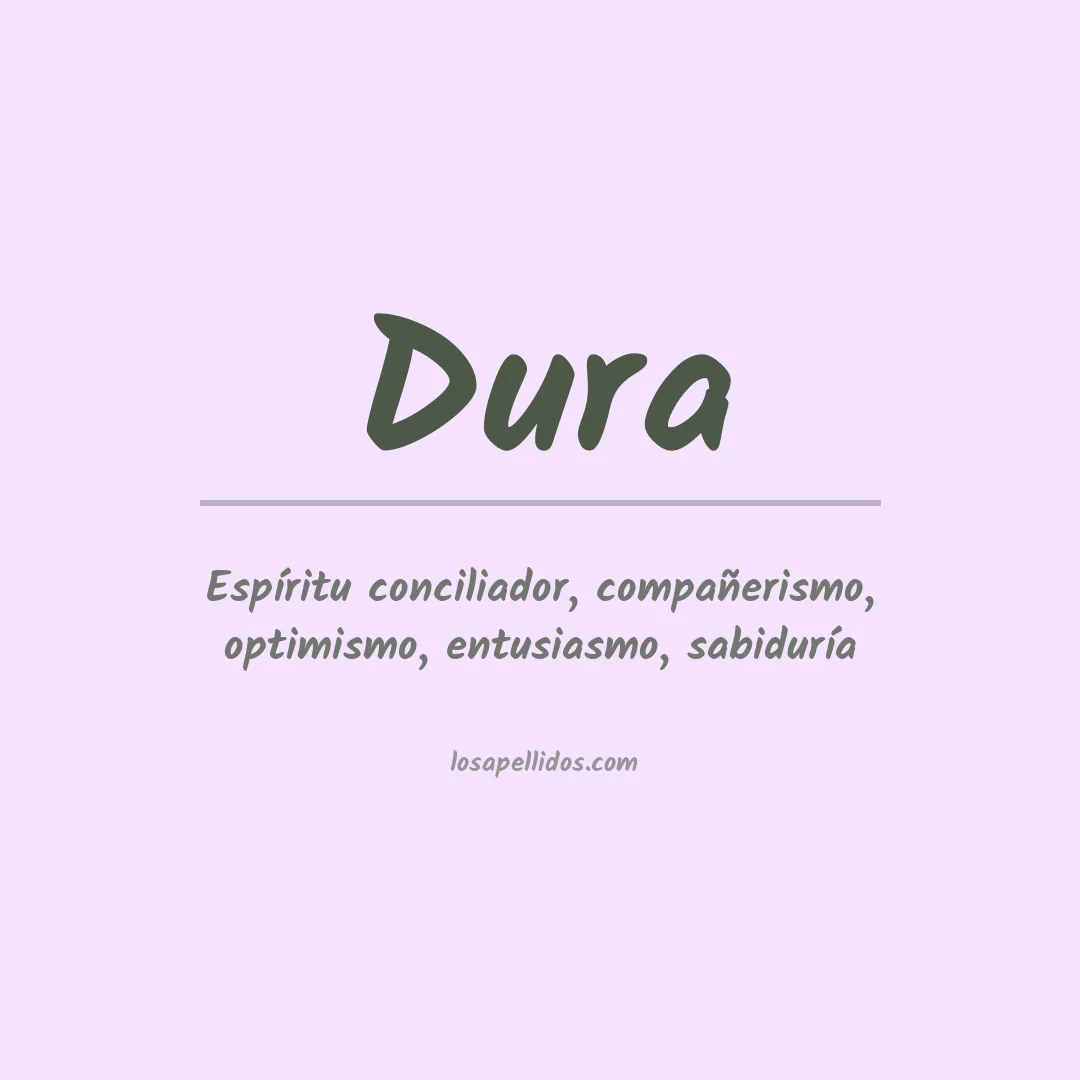 Apellido Dura