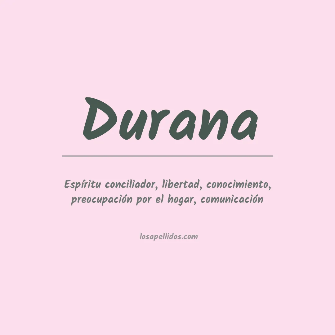 Apellido Durana