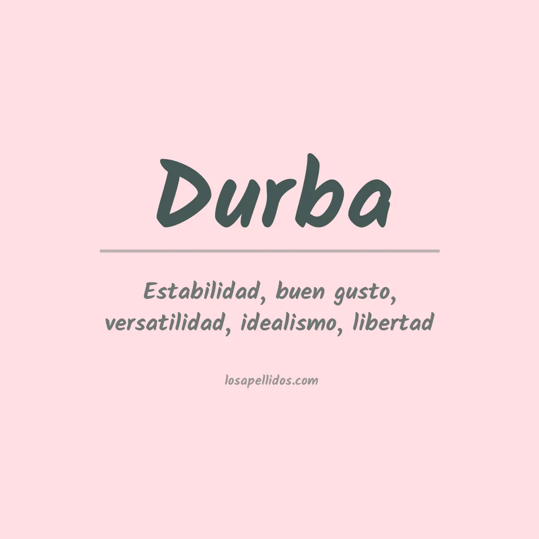 Apellido Durba