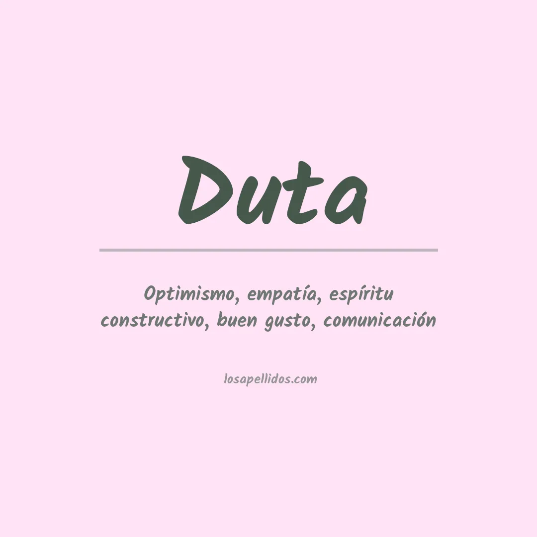 Apellido Duta