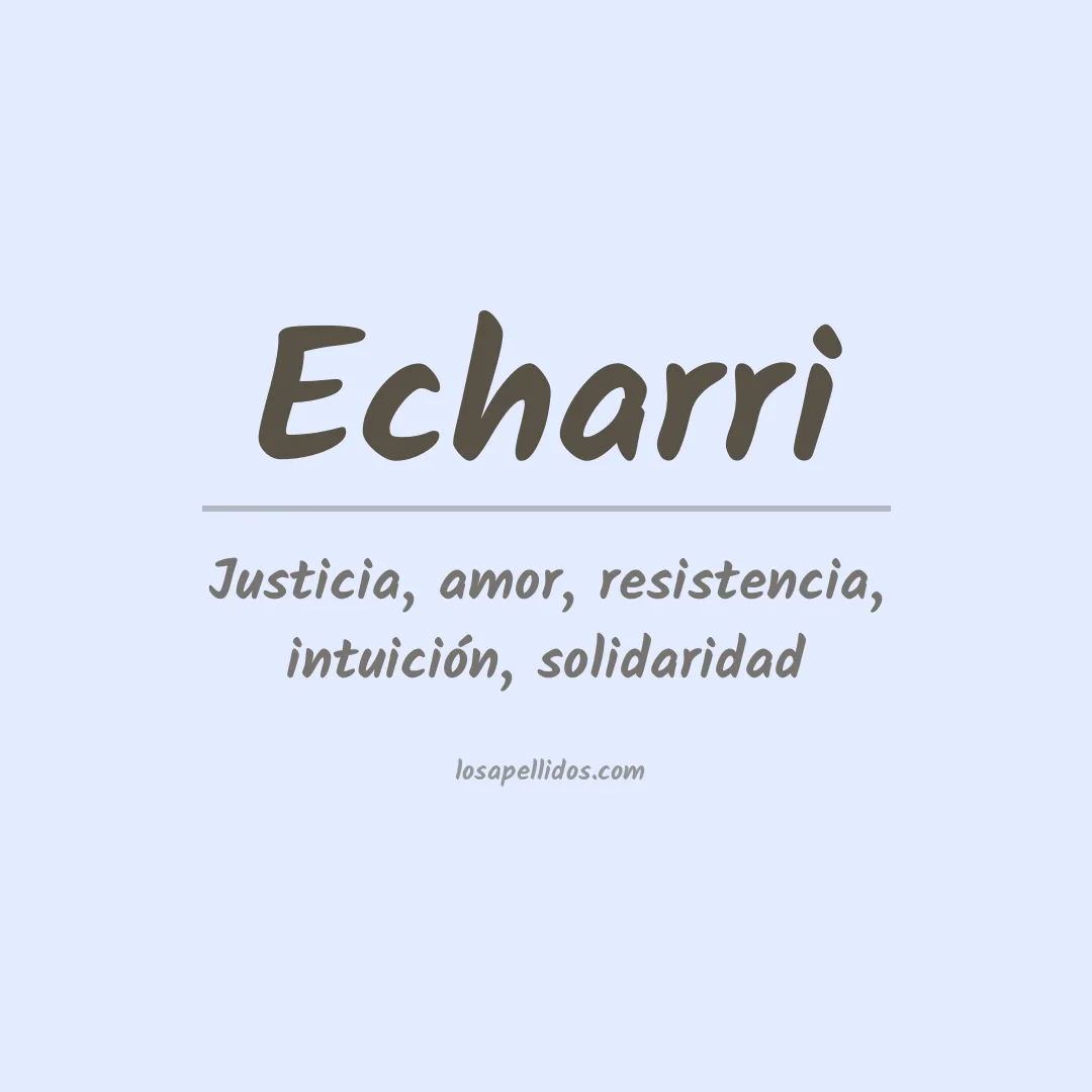Apellido Echarri
