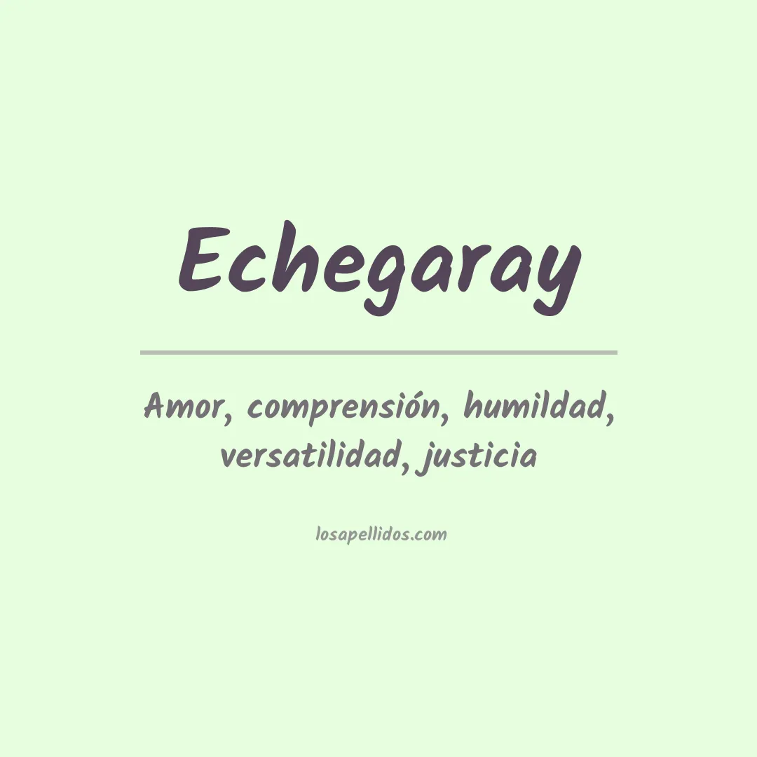 Apellido Echegaray