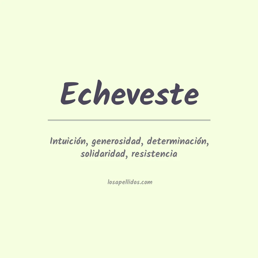 Apellido Echeveste