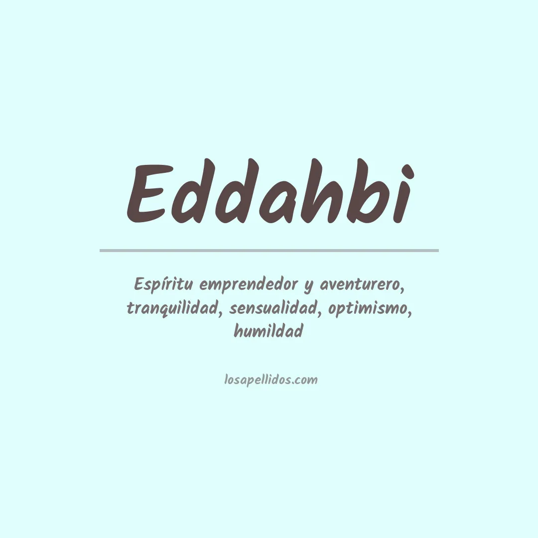 Apellido Eddahbi
