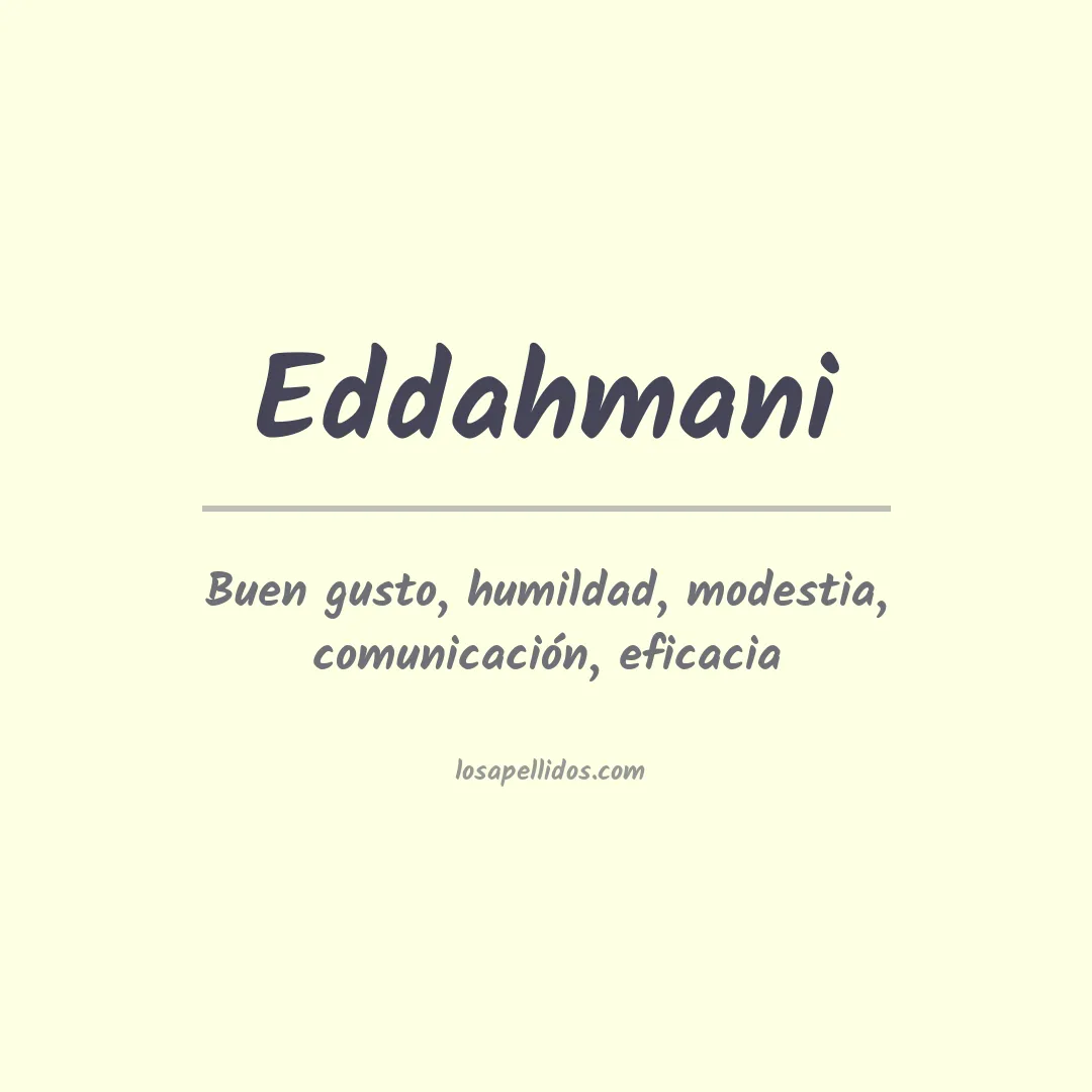 Apellido Eddahmani